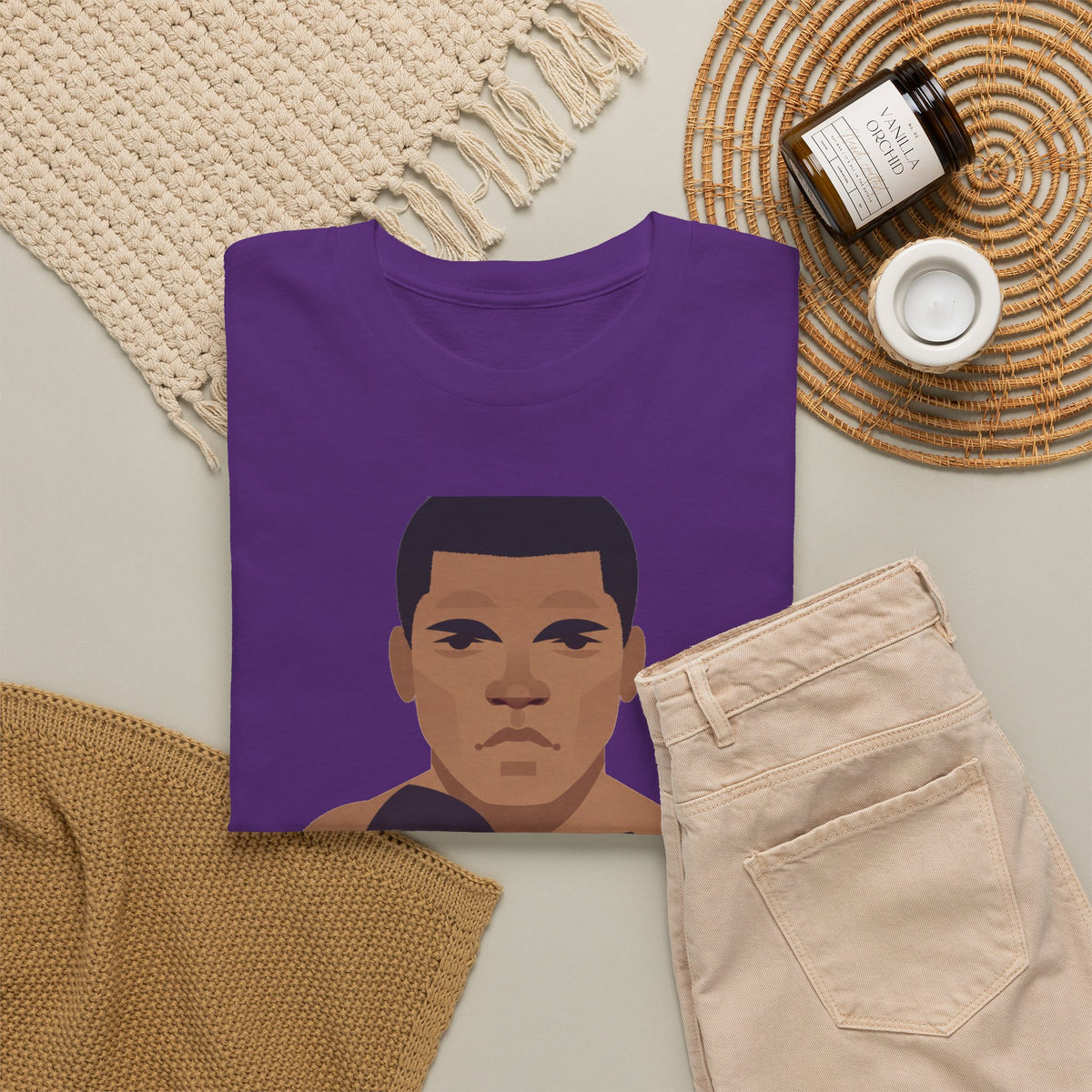 Muhammad Ali Boxing Champion Cotton T-Shirt
