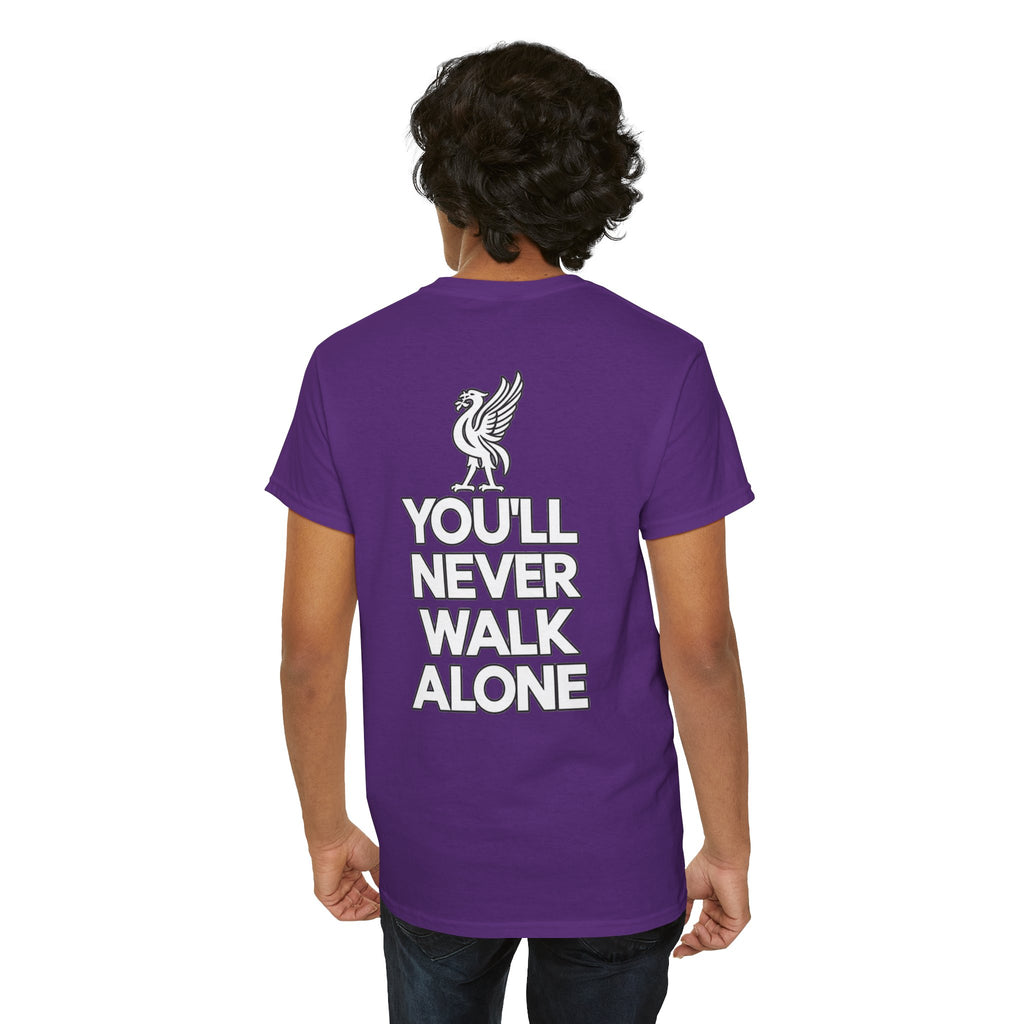 You'll Never Walk Alone T‑Shirt — Liverpool FC Crest Cotton Tee