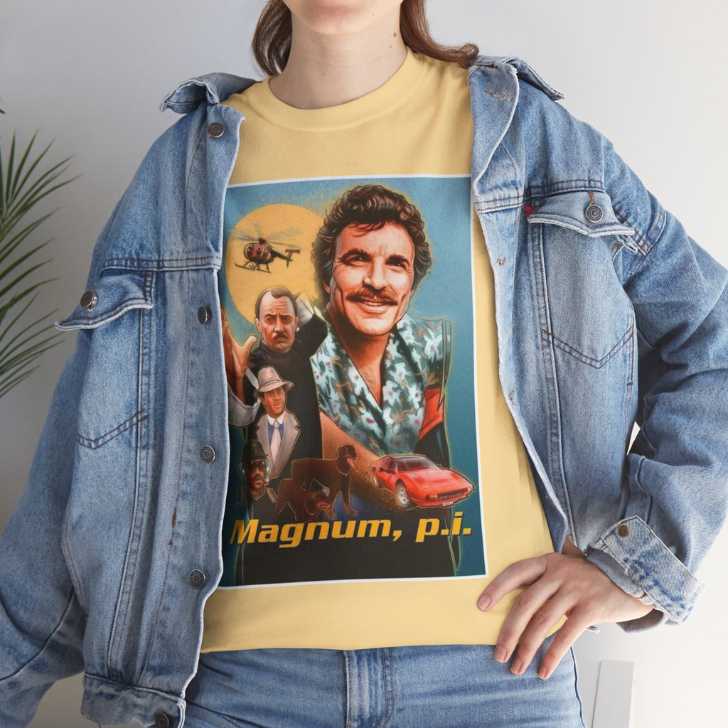 Magnum, P.I. Retro TV Show Inspired Cotton T-Shirt