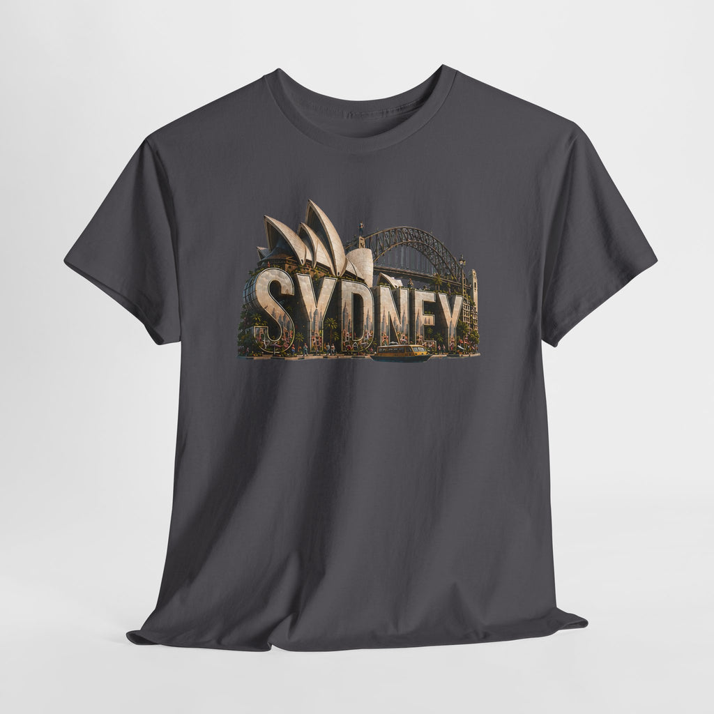 Sydney Landmark T‑Shirt — Vintage Sydney Opera House & Harbour Bridge Tee