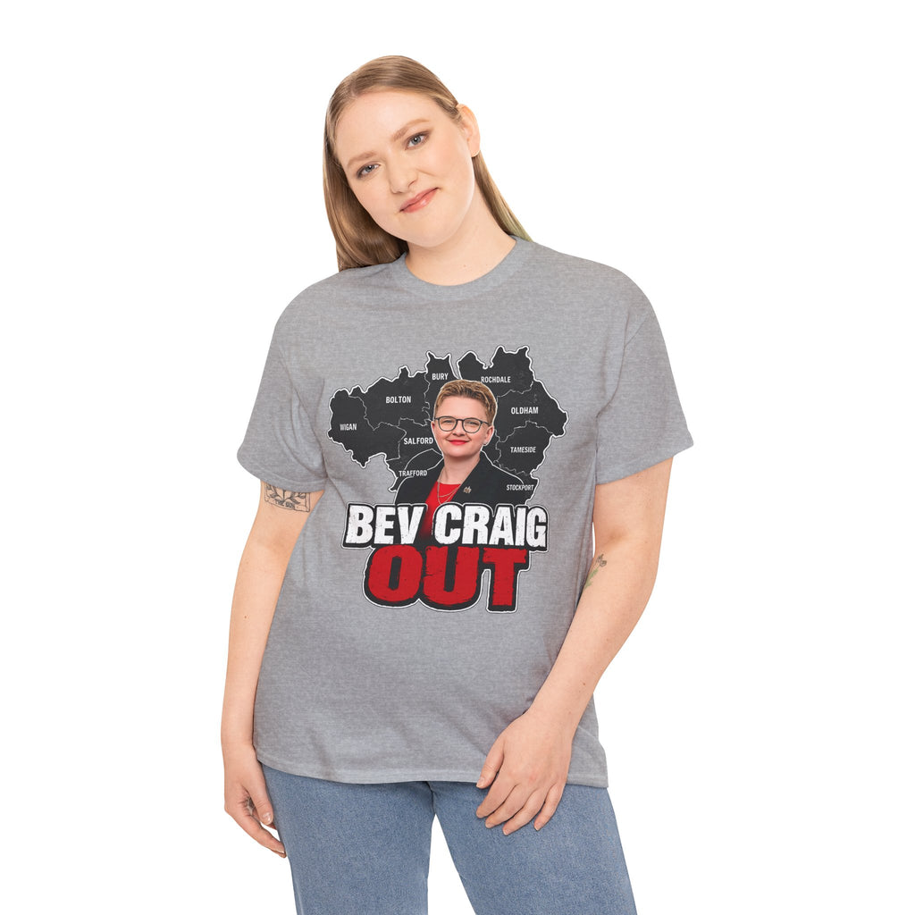 Bev Craig Out Greater Manchester Mayor Tee / T-Shirt