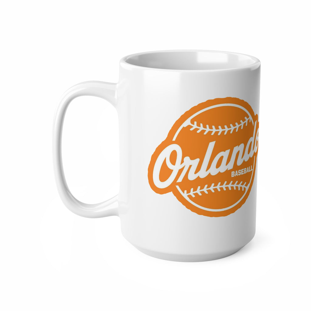 Orlando Baseball Ceramic Mug — Vintage Orange Team Logo (11oz & 15oz)