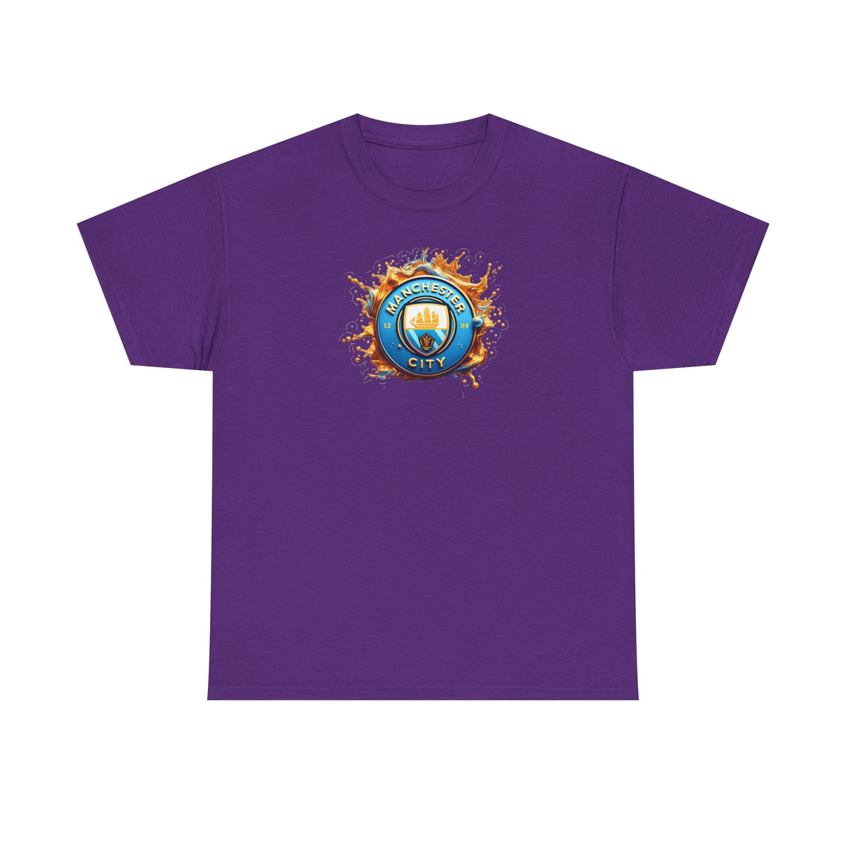 Manchester City T-Shirt – 'Eat. Sleep. City. Repeat.' Football Fan Tee