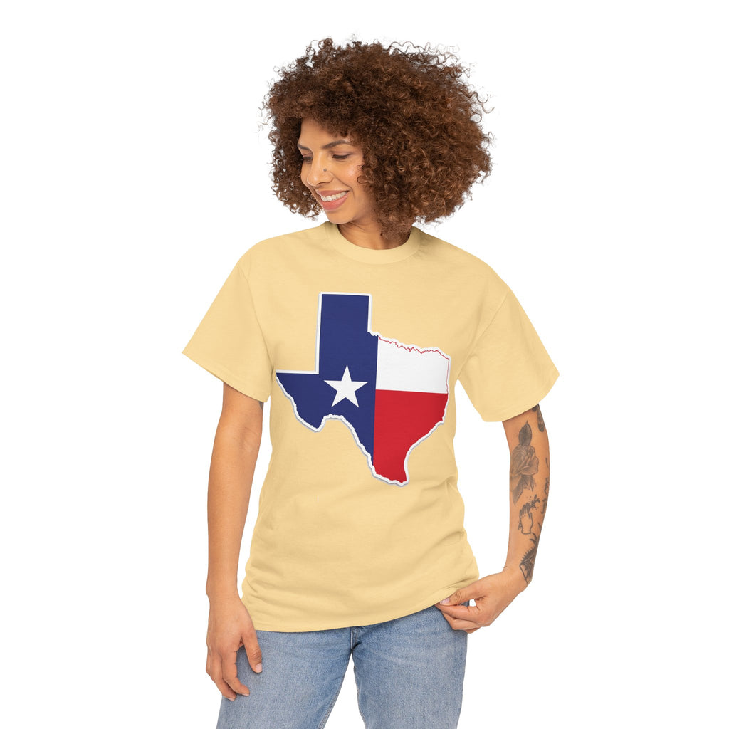 Texas Flag Outline T-Shirt — Lone Star State Pride Tee