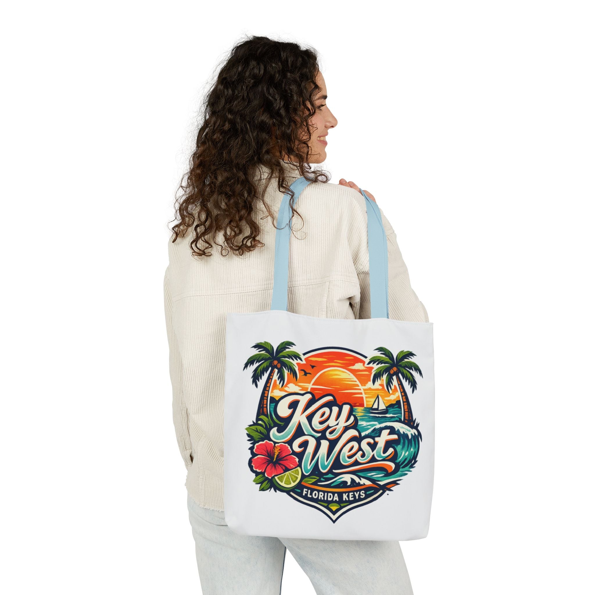 Key West Sunset Canvas Tote