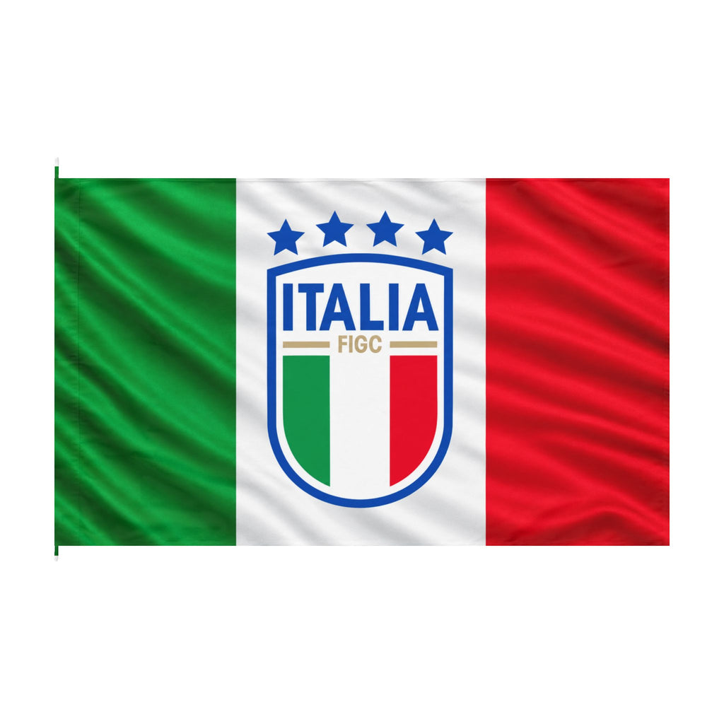 Italy Soccer Flag — Double-Sided Italia FIGC Fan Flag