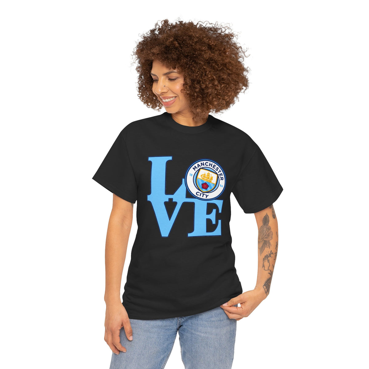 Manchester City LOVE Cotton T-Shirt