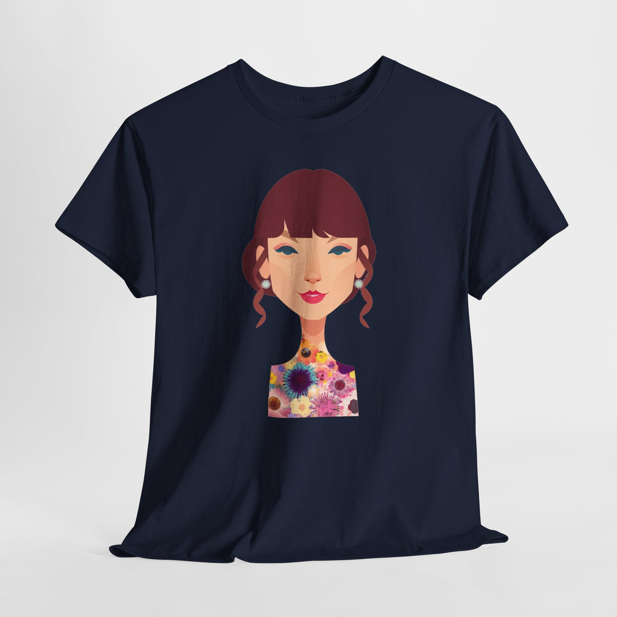 T Swift Illustration Cotton T-Shirt