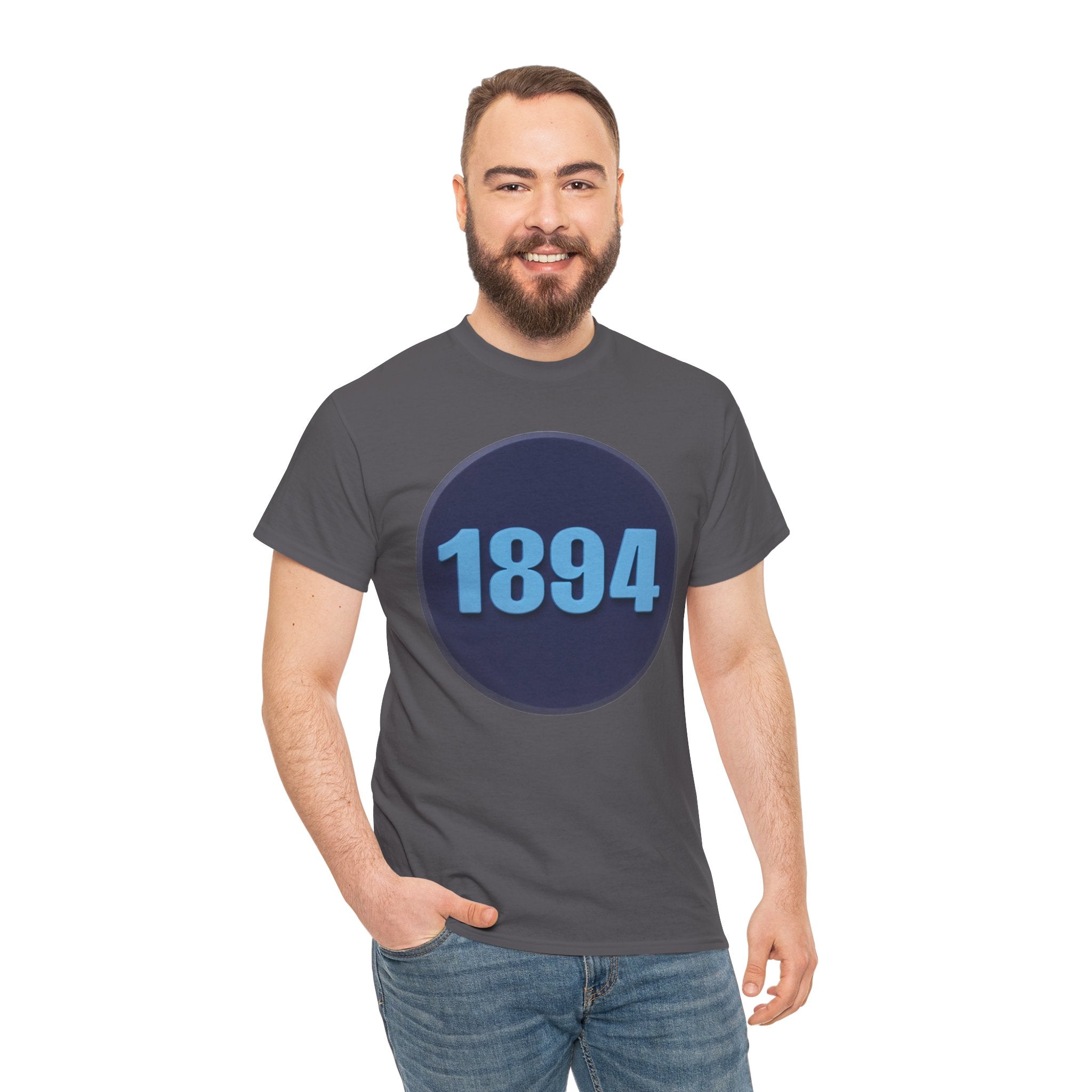 1894 Manchester City Circle Graphic Tee — Vintage Year Anniversary T-Shirt