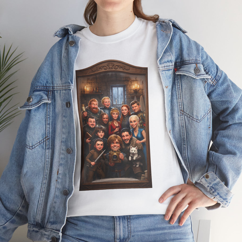 Game of Thrones Cast Portrait Inspired Cotton T-Shirt