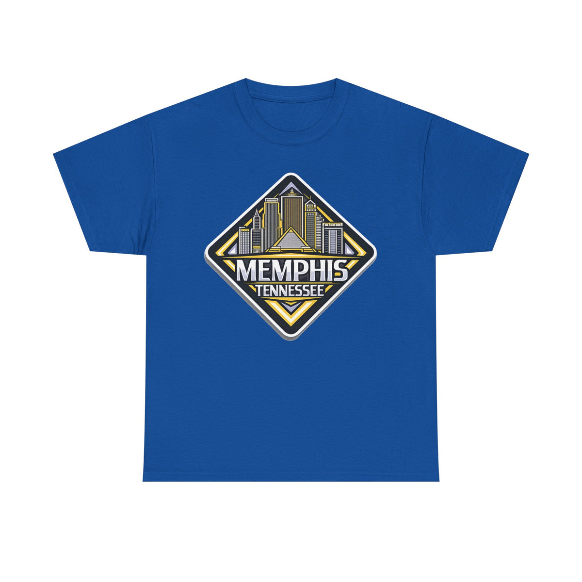 Memphis Tennessee Skyline T‑Shirt — Retro City Badge Tee