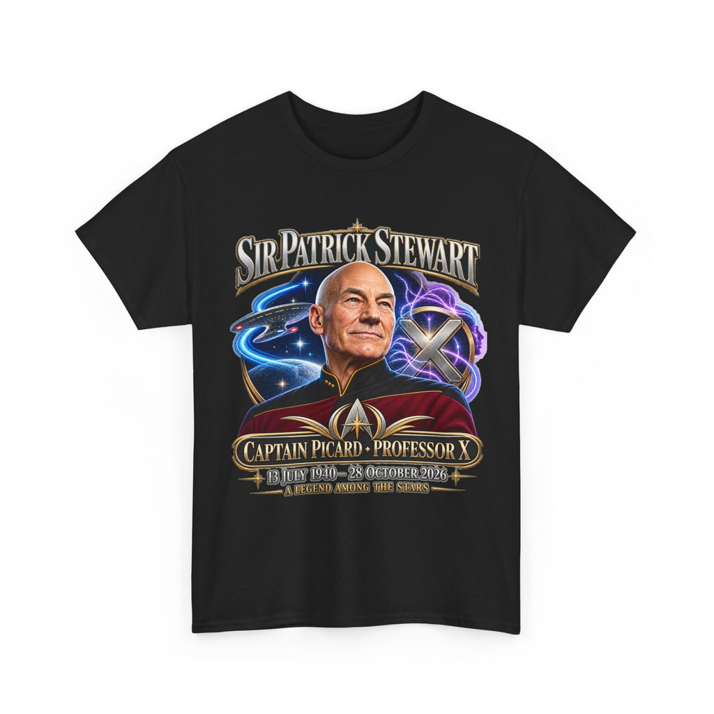 Sir Patrick Stewart Unisex Heavy Cotton Tee