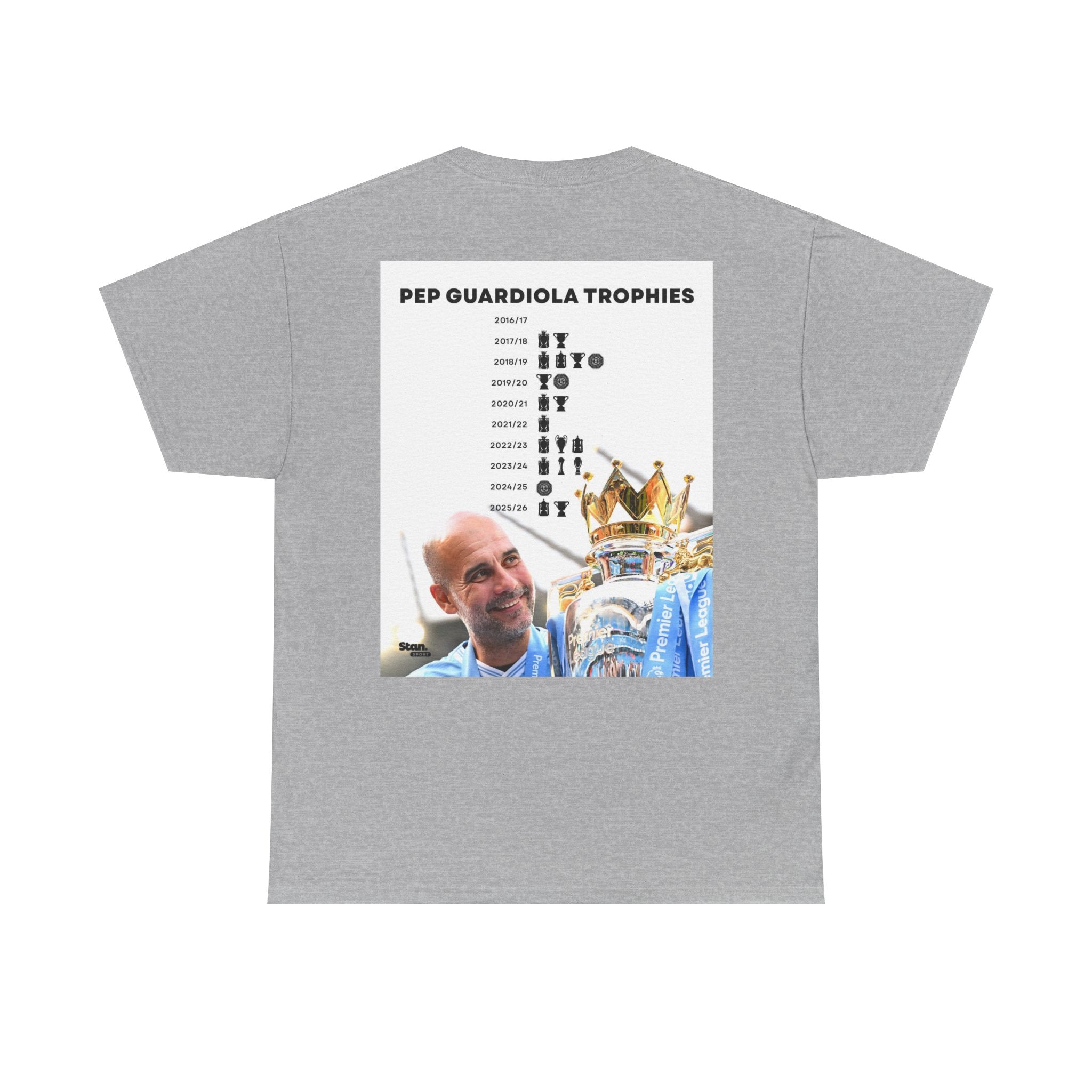 Pep Guardiola Trophies Graphic Tee