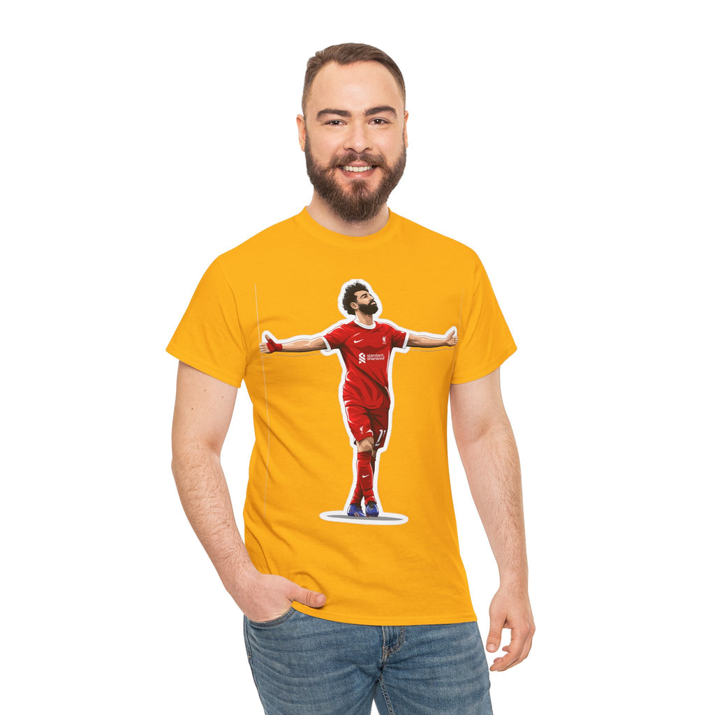 Mo Salah Celebration Tee — Liverpool Graphic T-Shirt
