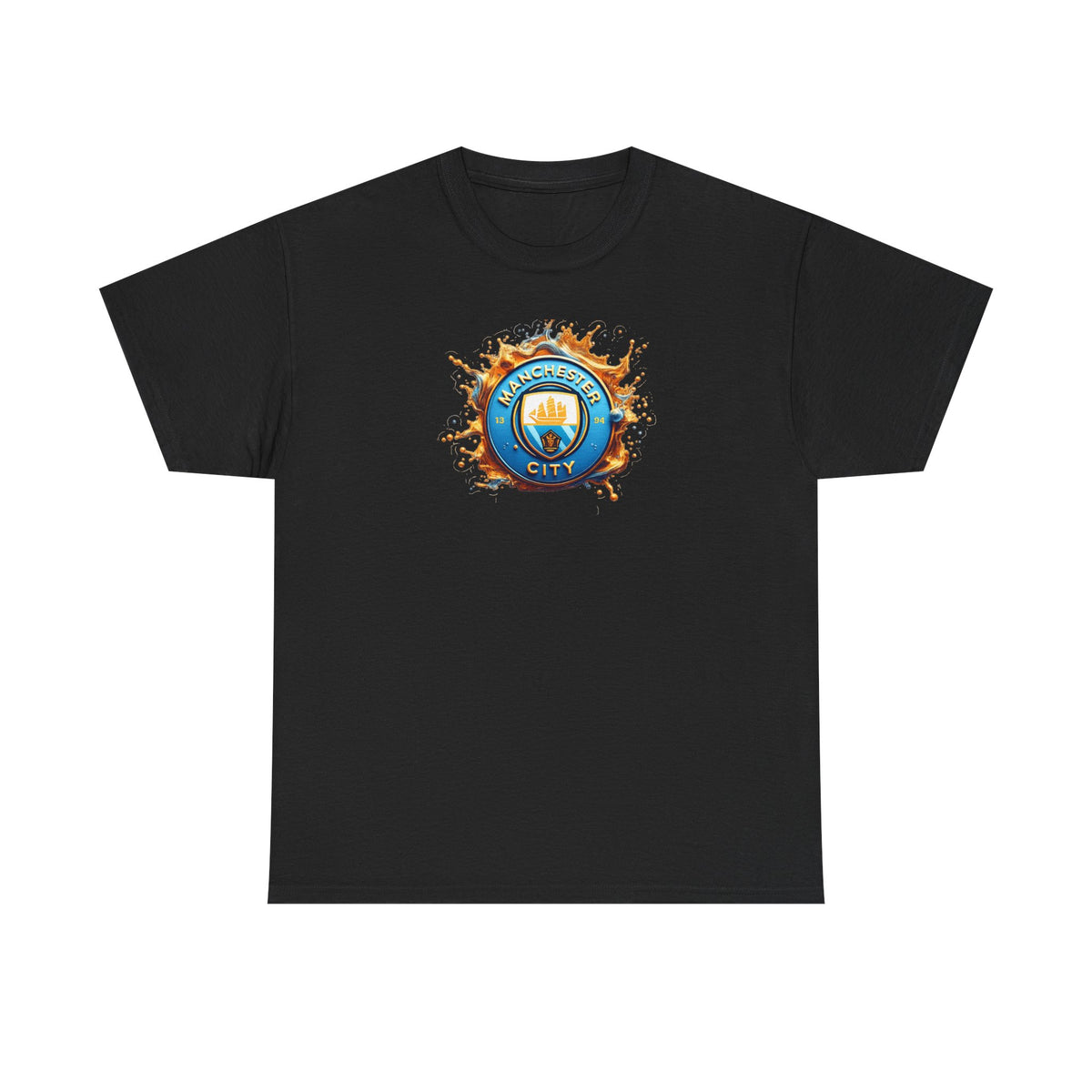 Manchester City T-Shirt – 'Eat. Sleep. City. Repeat.' Football Fan Tee