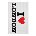 I  London Waffle Tea Towel — Double-Sided Kitchen Towel