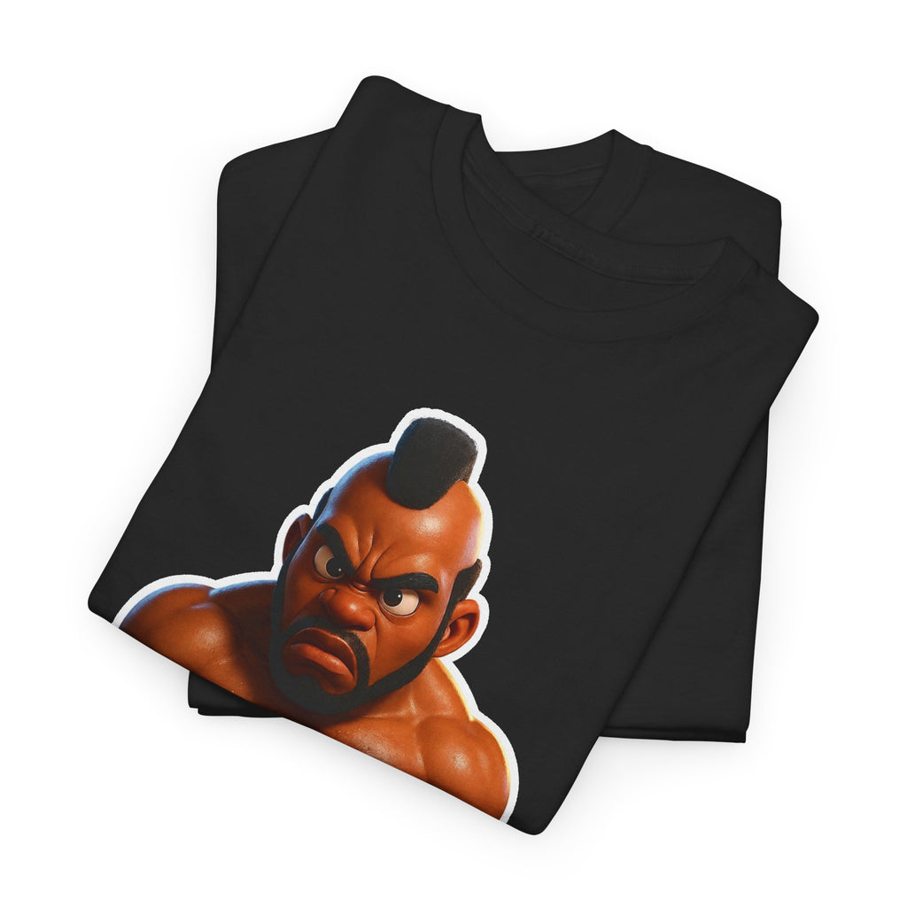 MR T Clubber Lang Boxer Character Tee — Tough Guy Cartoon Boxing T-Shirt
