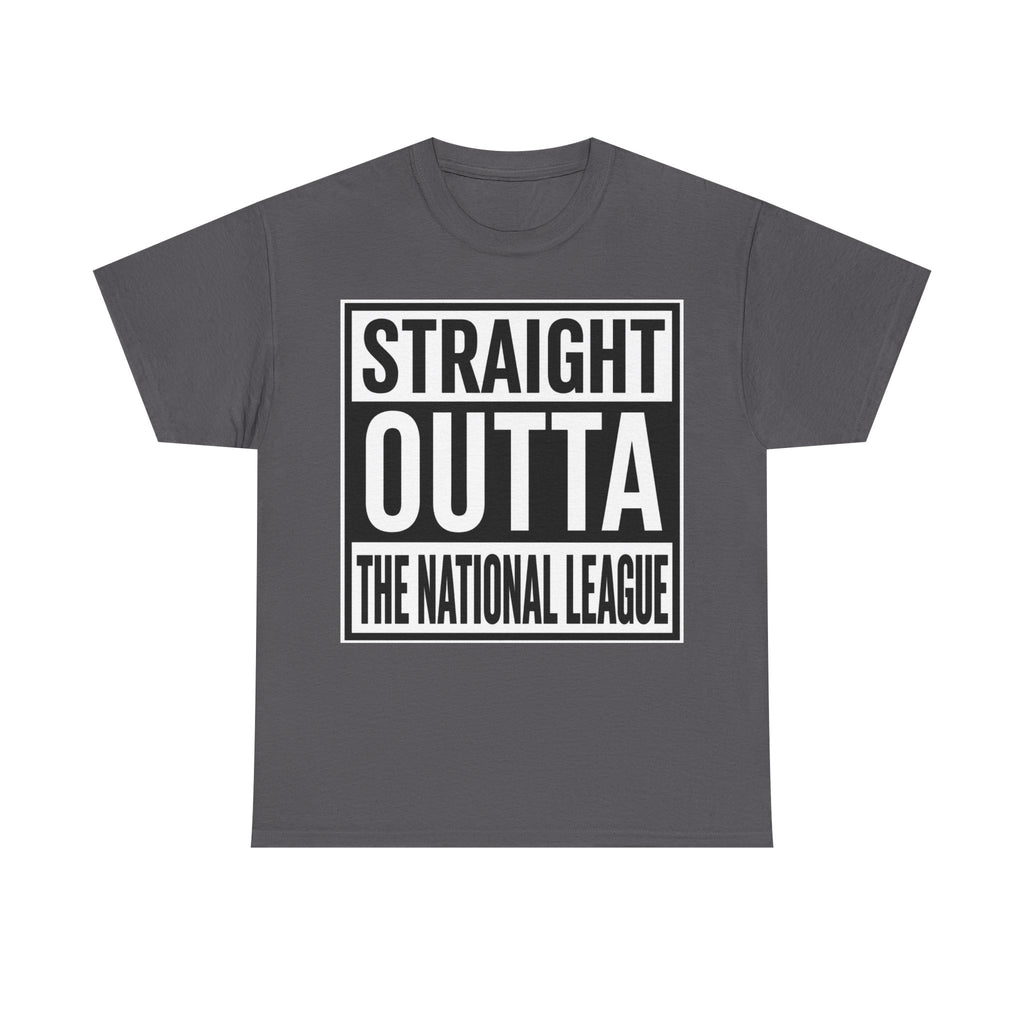Straight Outta The National League T-Shirt – Football Fan Graphic Tee
