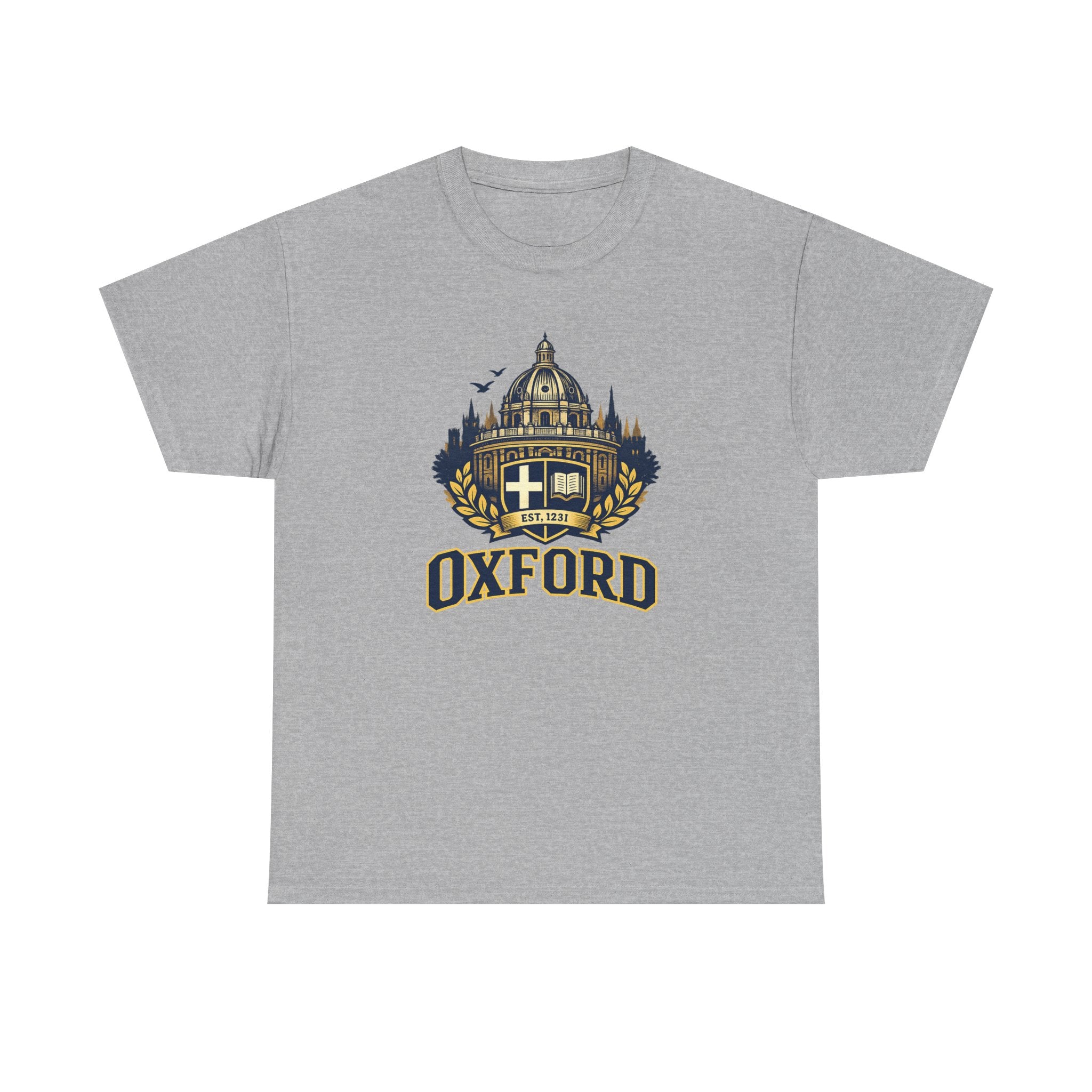 Oxford Crest T-Shirt — Vintage University Graphic Tee