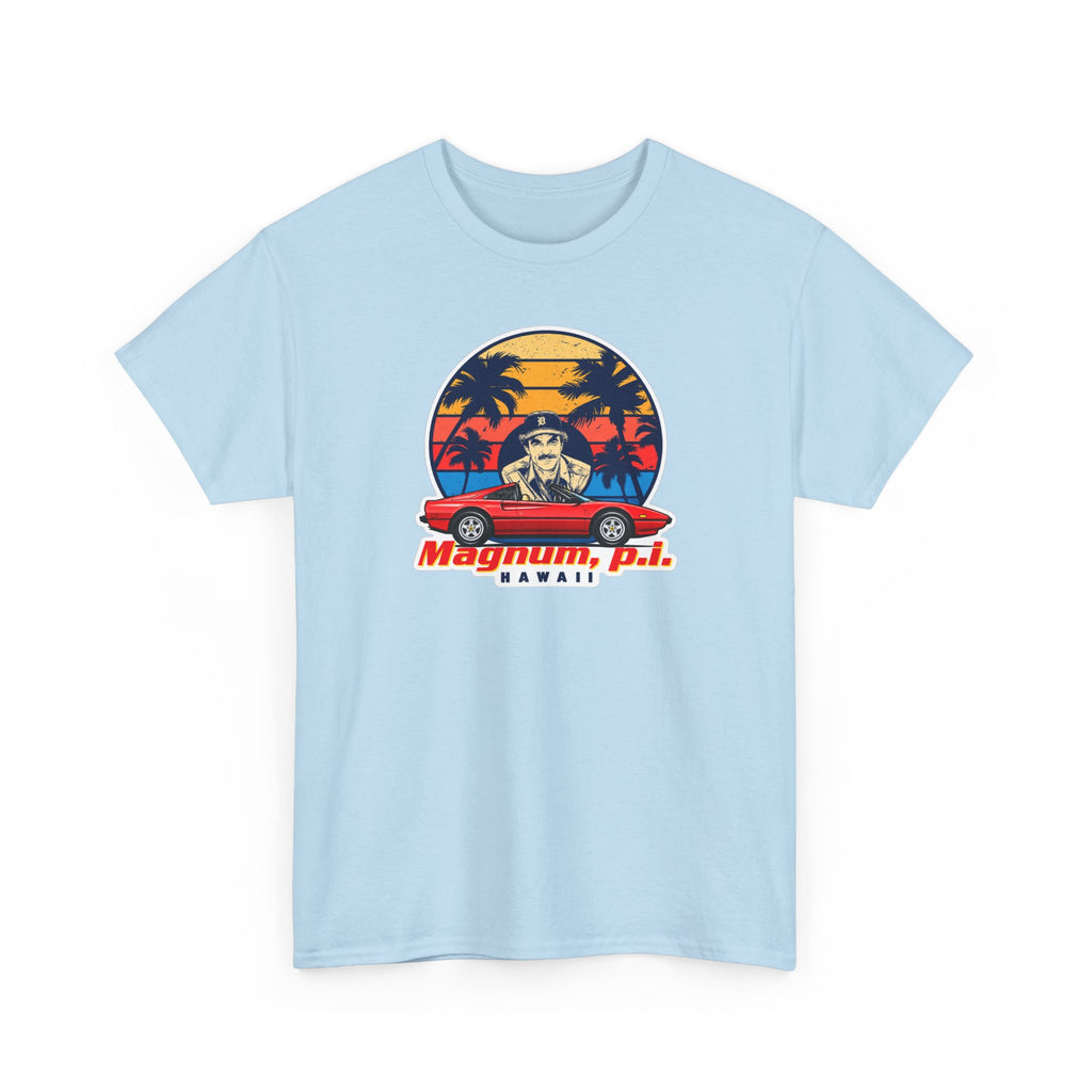 Magnum P.I. Hawaii Retro Sunset Cotton T-Shirt / Tee