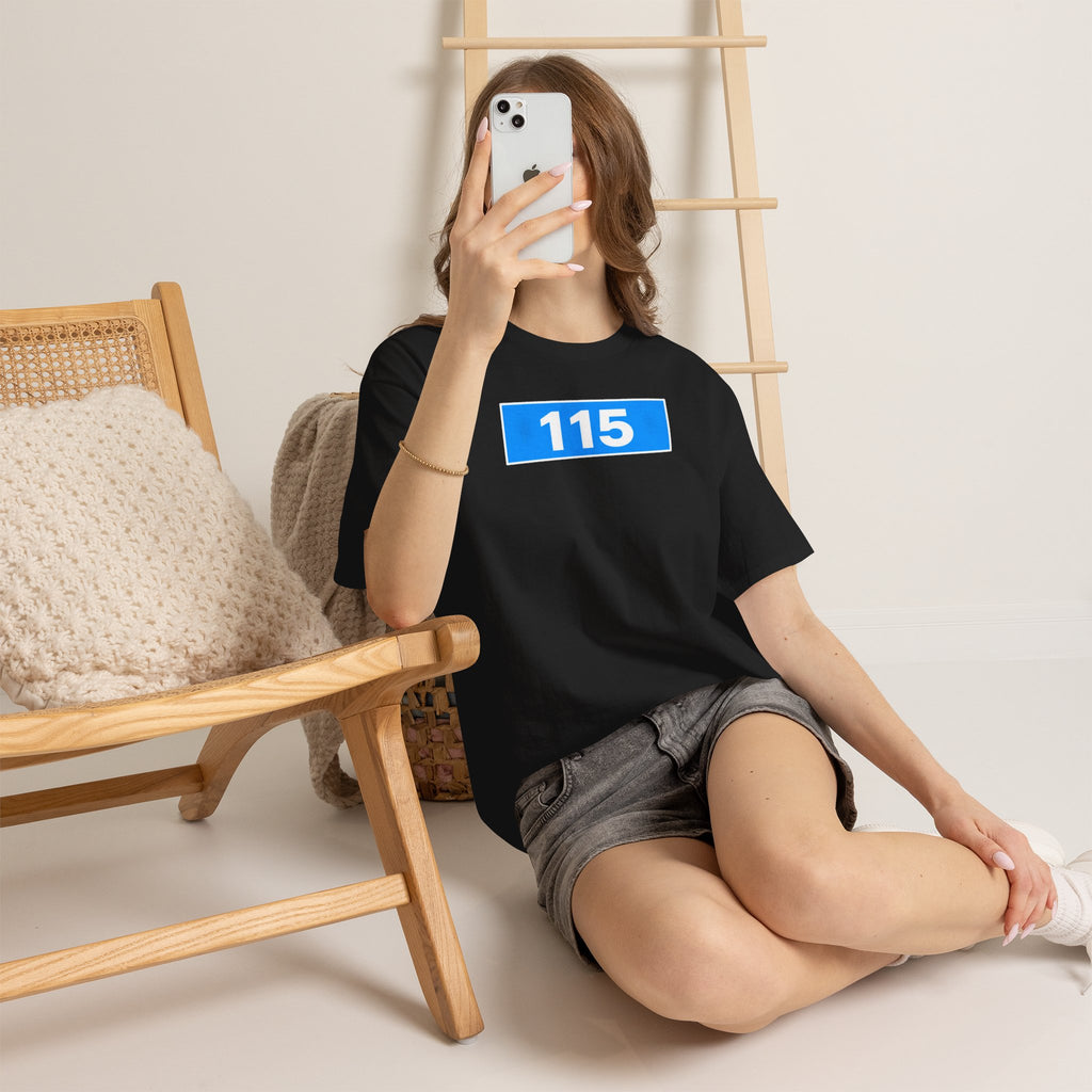 Manchester City 115 Inspired Minimalist Graphic Cotton T-Shirt