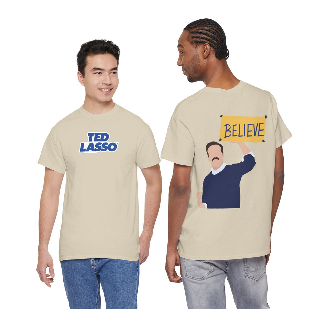 Ted Lasso Inspired "Believe" Tee — Inspirational TV Fan Shirt Cotton T-Shirt