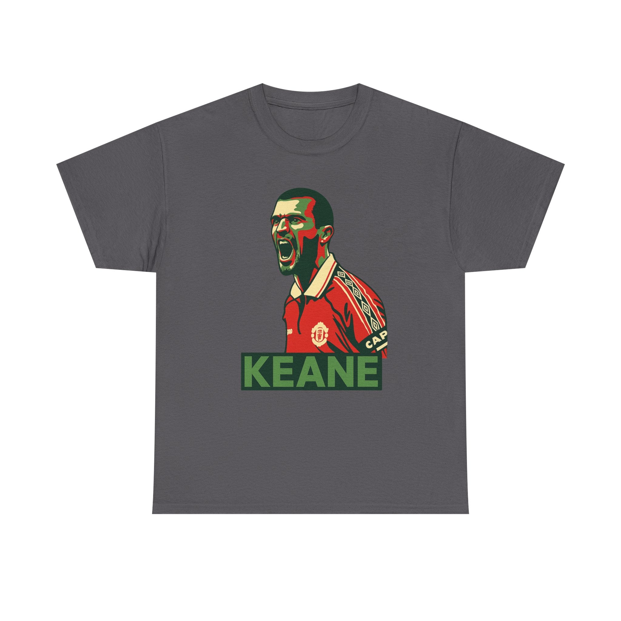 Roy Keane Retro Soccer Tee - Iconic Football Legend Graphic Shirt