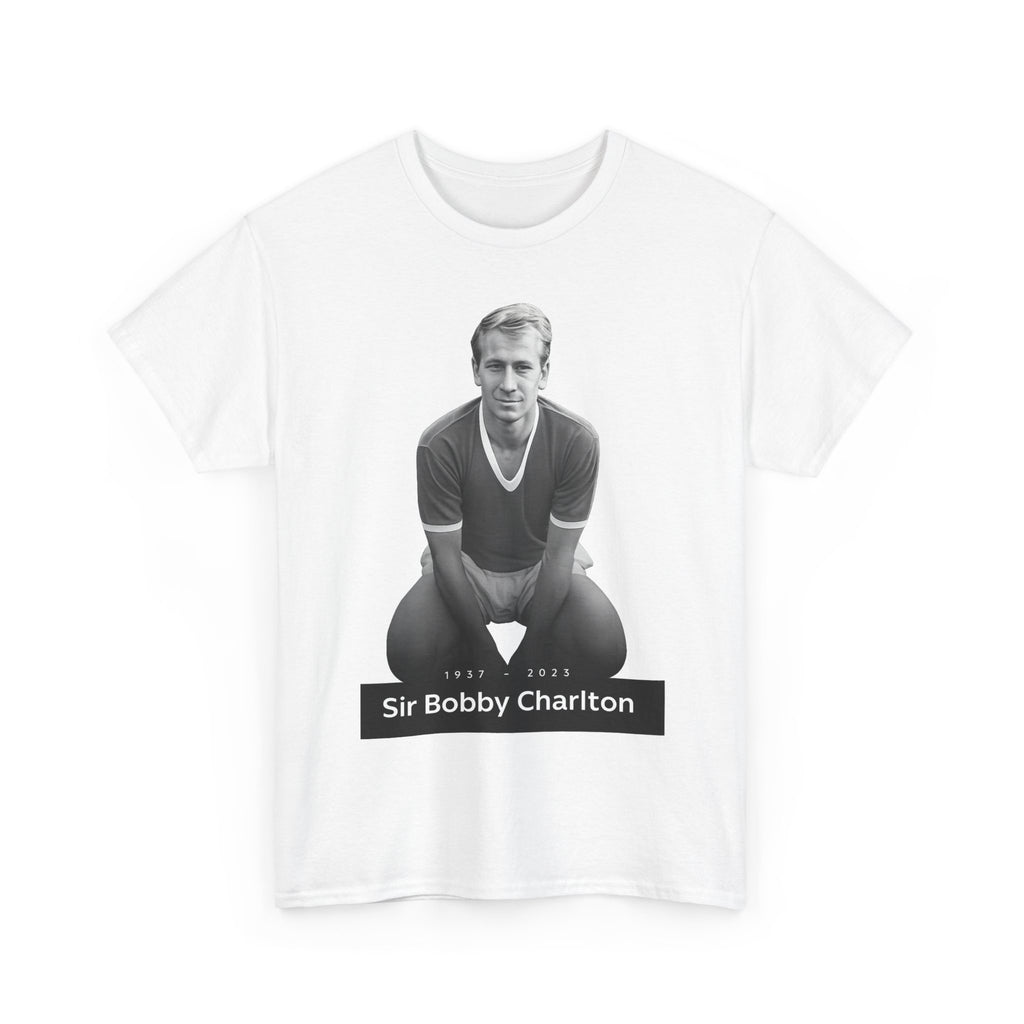 Sir Bobby Charlton Football Legend Cotton T‑Shirt