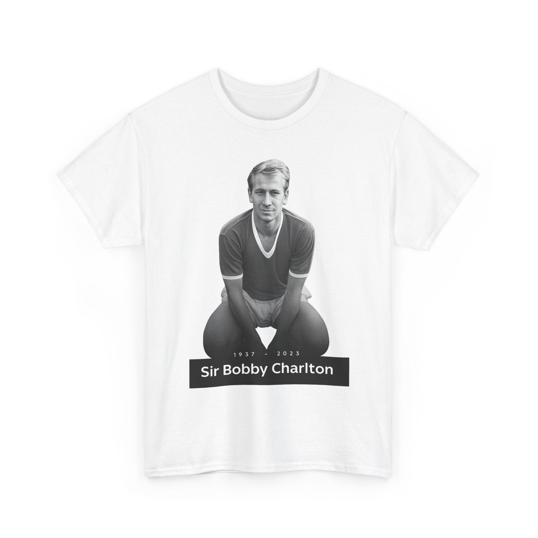Sir Bobby Charlton Football Legend Cotton T‑Shirt