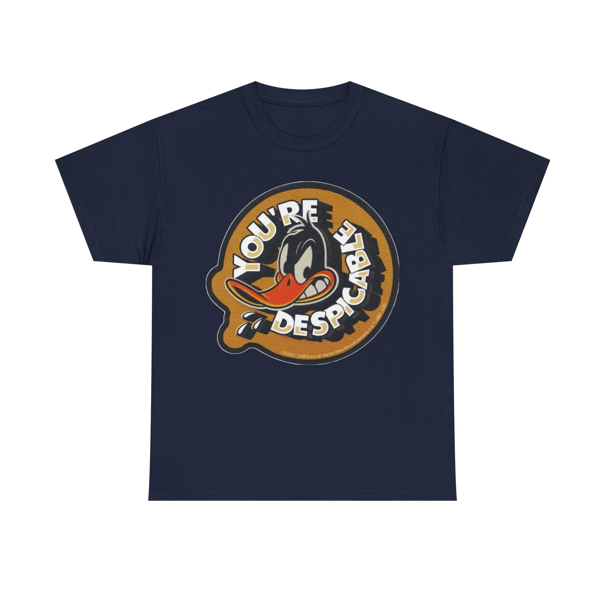 Vintage Daffy Duck Graphic Tee — “You're Despicable” Retro Cartoon Shirt