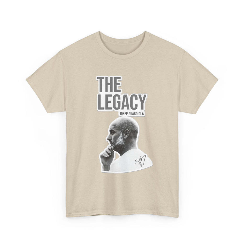 Pep Guardiola Manchester City The Legacy Tee — Inspirational Portrait Graphic T-Shirt