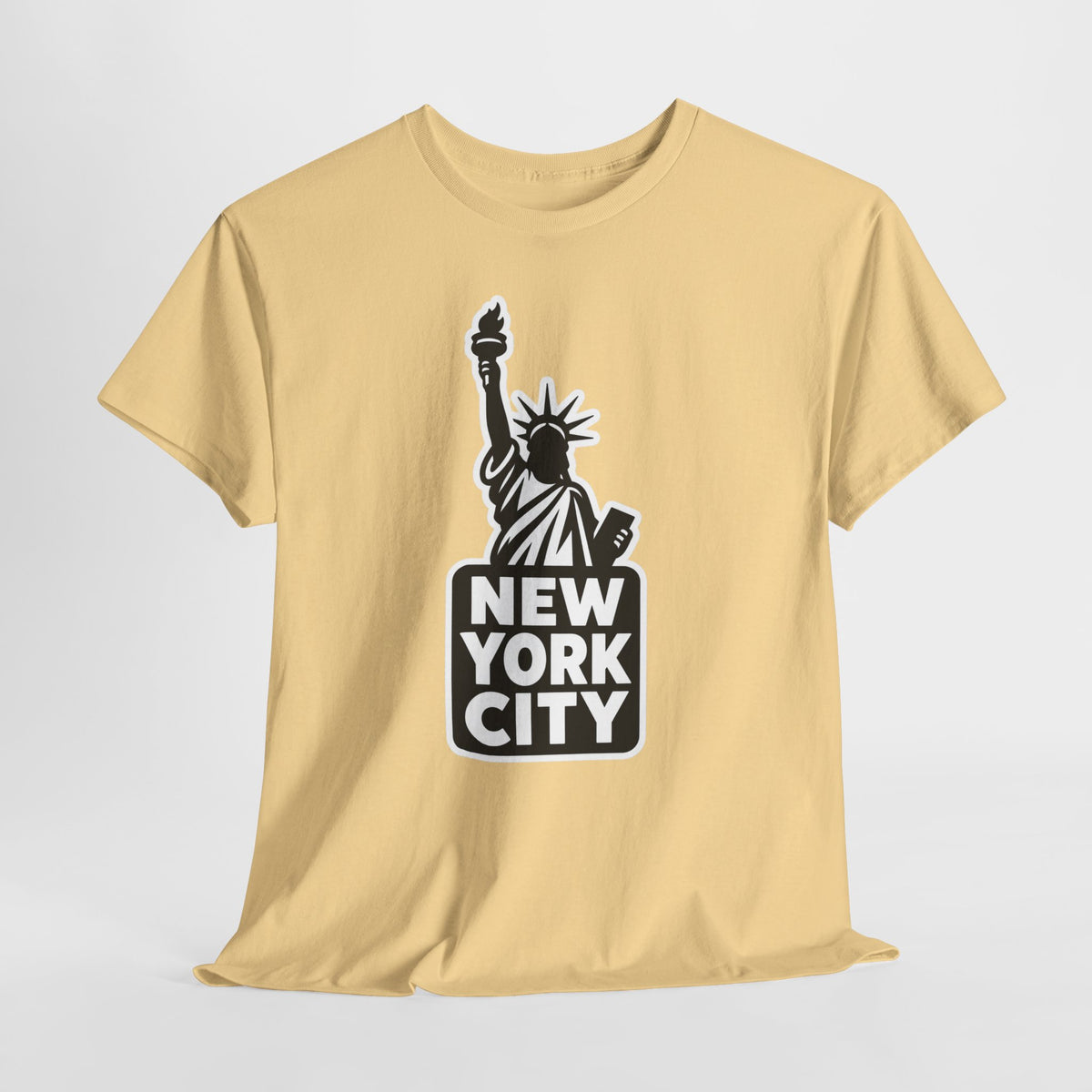 New York City Statue of Liberty Graphic Cotton T-Shirt / Tee