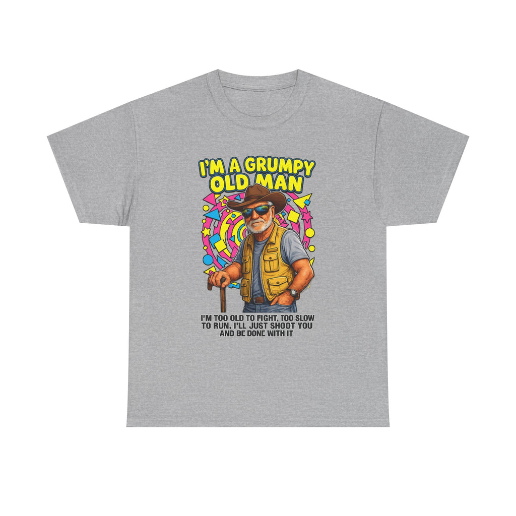 I'm A Grumpy Old Man T-Shirt – Funny Senior Fishing Graphic Tee