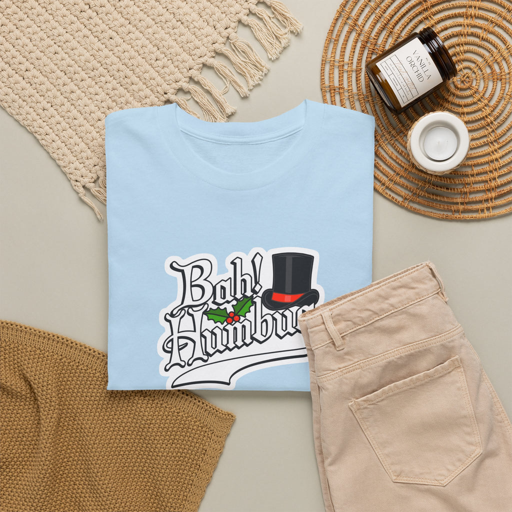 Bah Humbug Christmas Graphic Cotton T-Shirt / Tee
