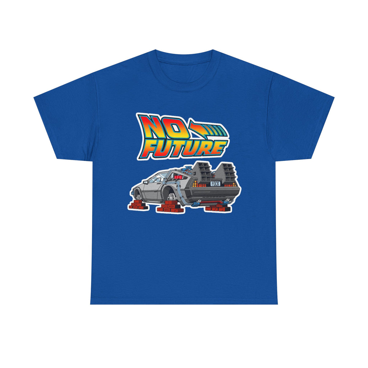 No Future DeLorean Cotton T-Shirt