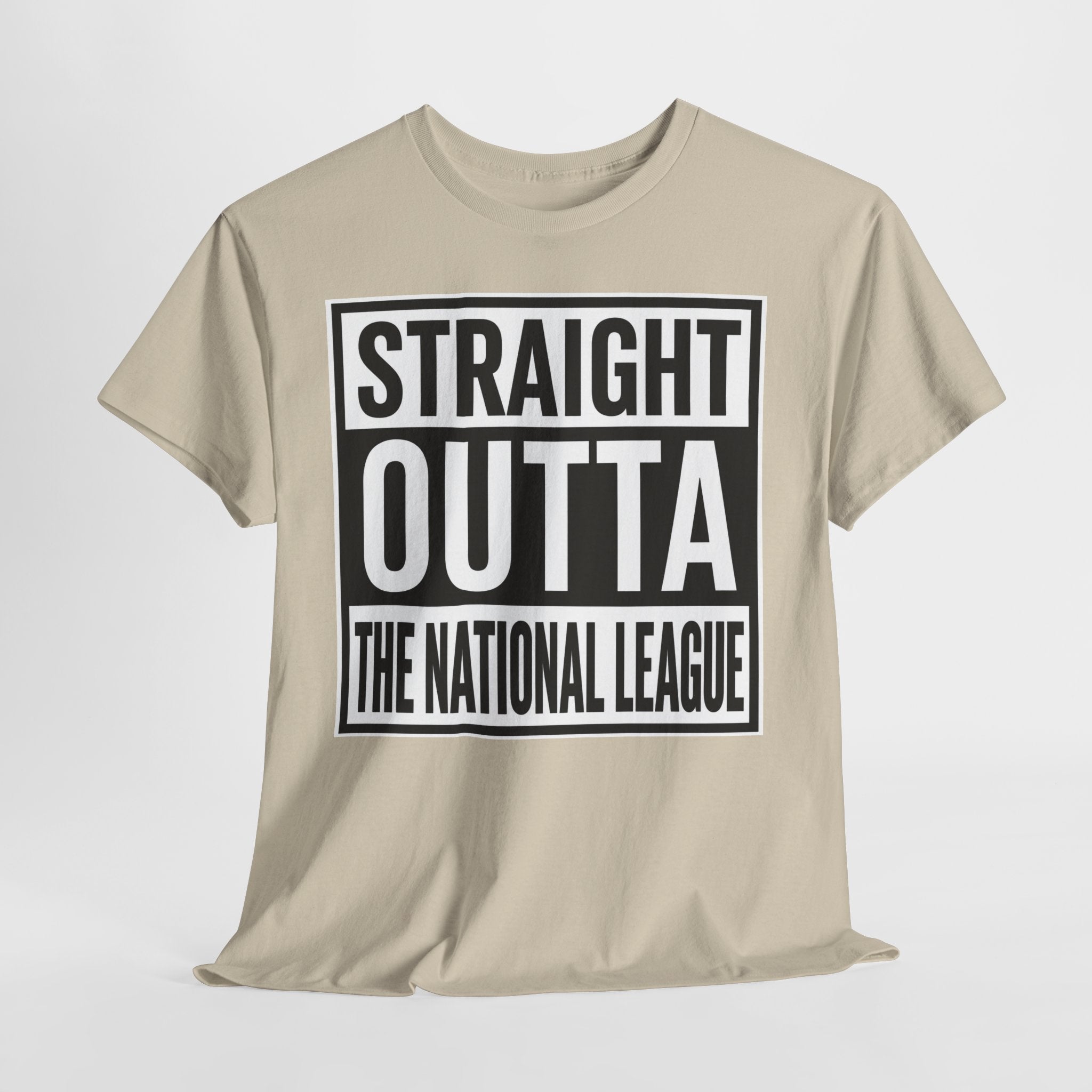 Straight Outta The National League T-Shirt – Football Fan Graphic Tee