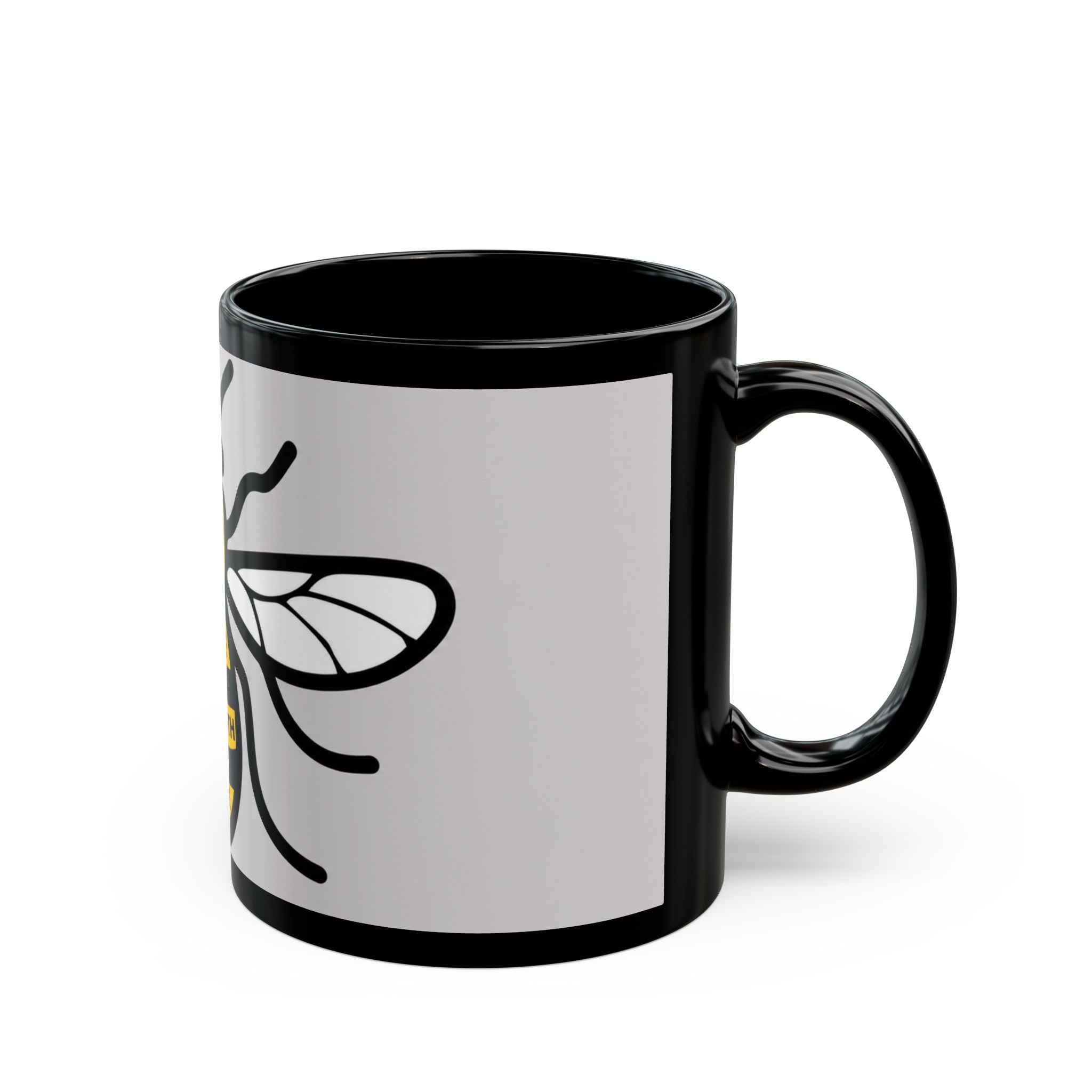 Manchester Bee of Hope Coffee Mug – Hope Strength Peace 11oz/15oz Black Ceramic
