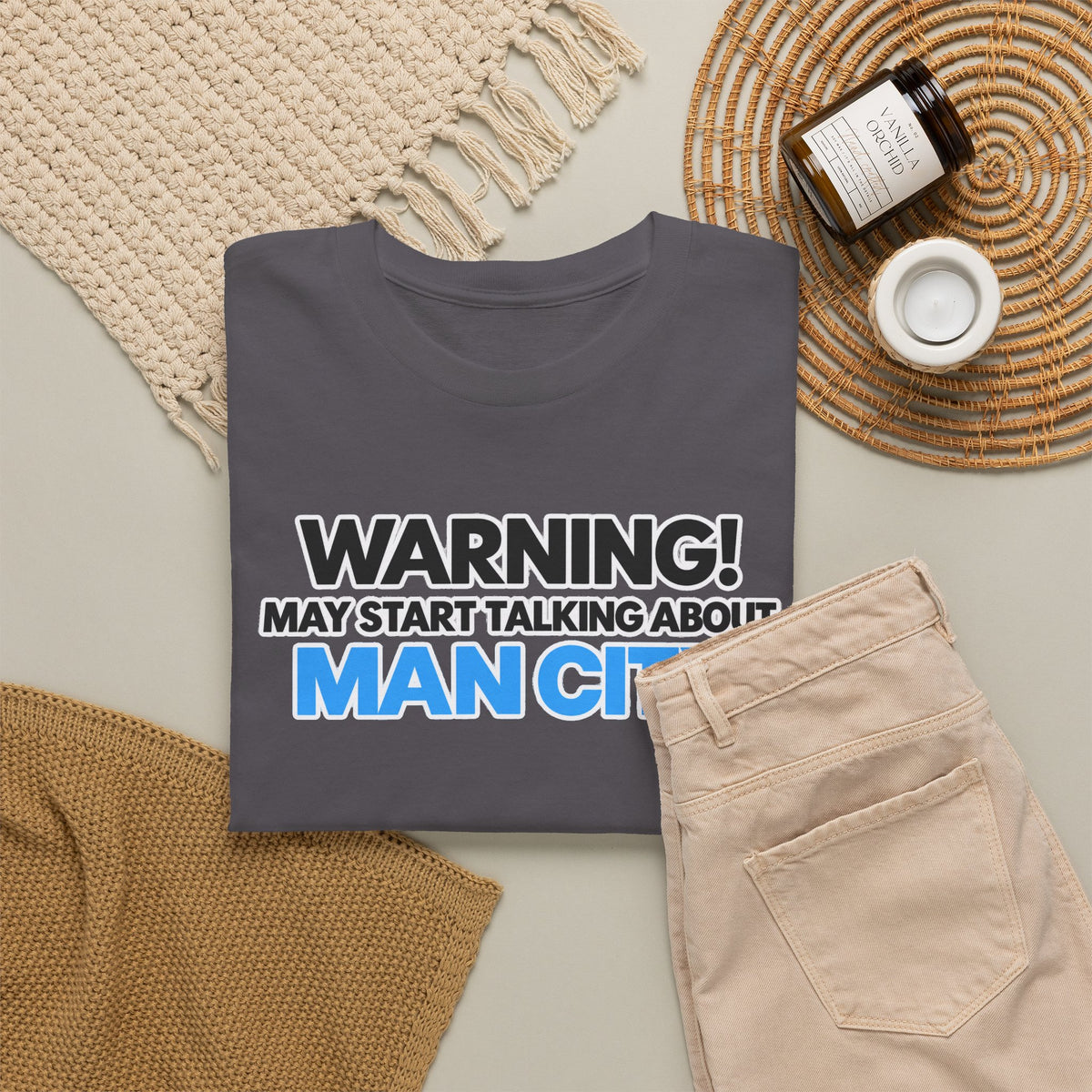 Manchester City Warning! May Start Talking About Man City T‑Shirt