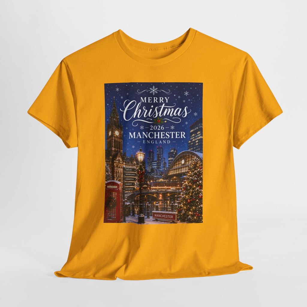 Manchester Christmas Tee — Merry Christmas 2026 Holiday T‑Shirt