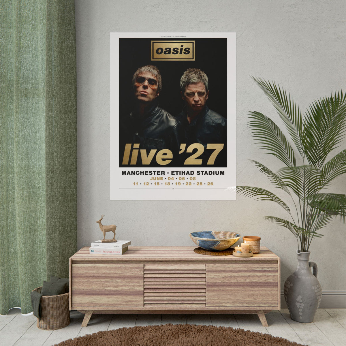 Oasis Live '27 Inspired Tour Poster