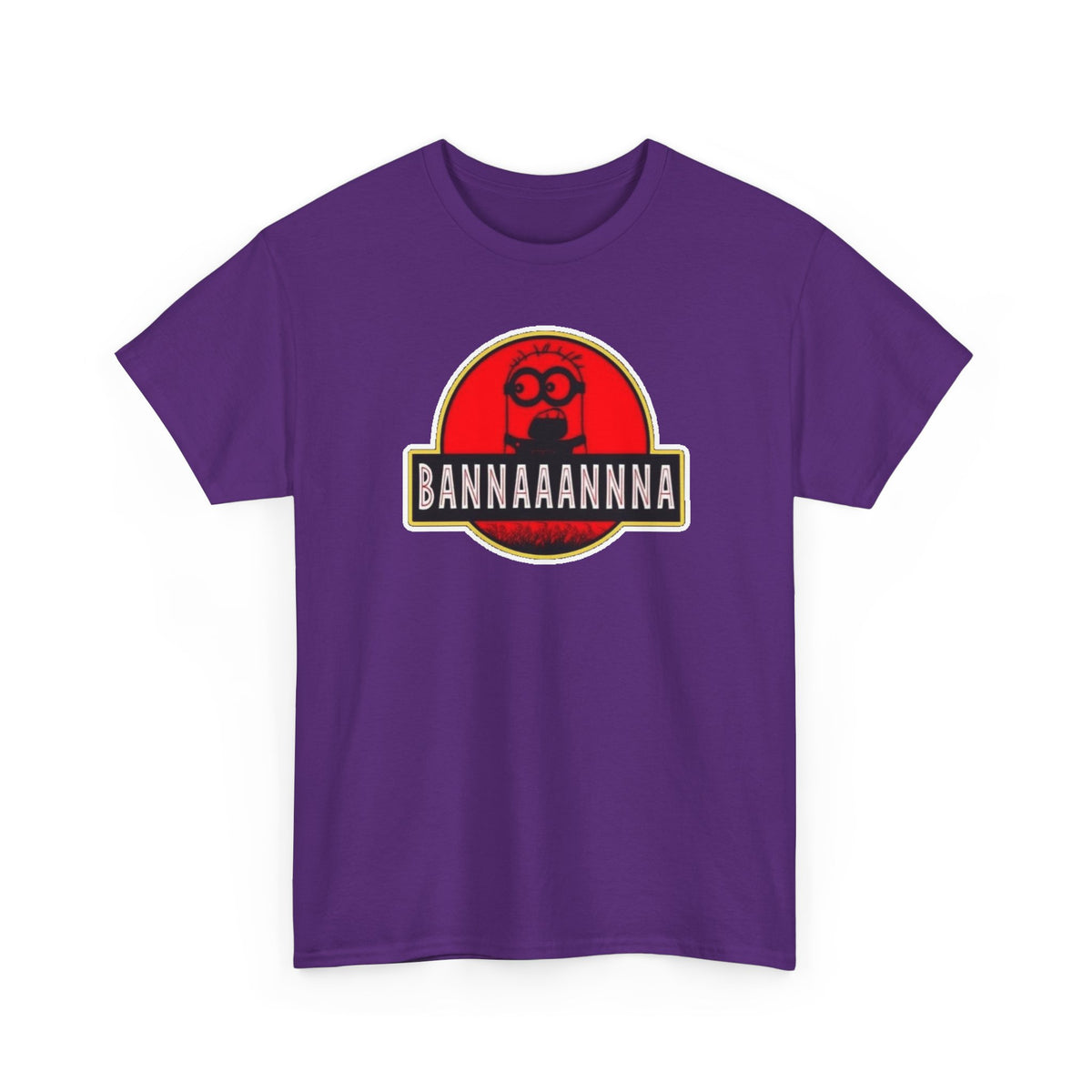 Bannaaannna Graphic Tee — Retro Red Logo Funny Banana Shirt