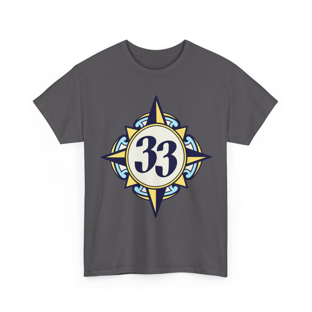 33 Compass Disney Inspired Tee - Nautical Retro Compass Graphic T-Shirt