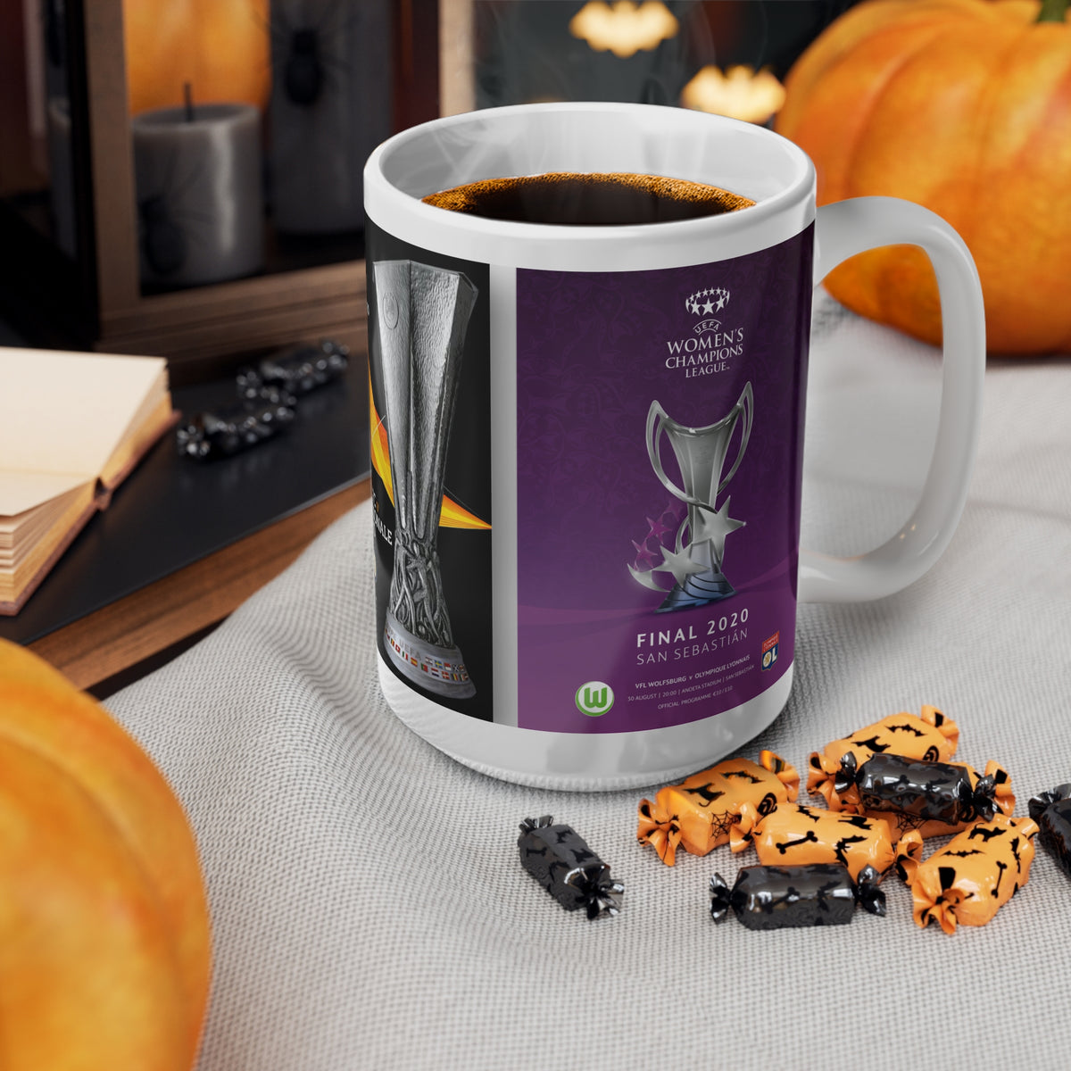 2020 UEFA Finals Programme Covers Inspried Ceramic Mug — (11oz & 15oz)