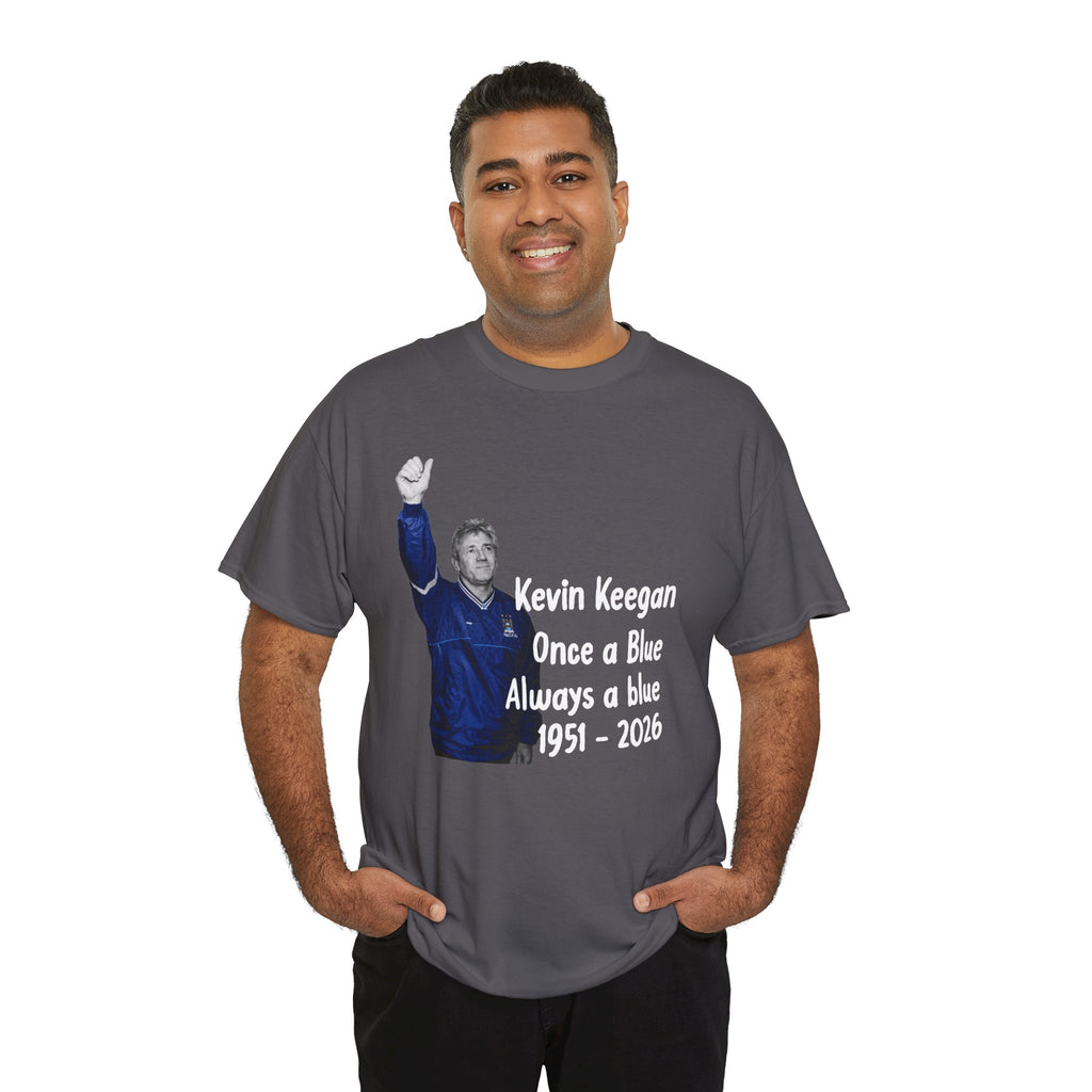 Kevin Keegan Tribute T-Shirt – "Once a Blue Always a Blue 1951–2026"