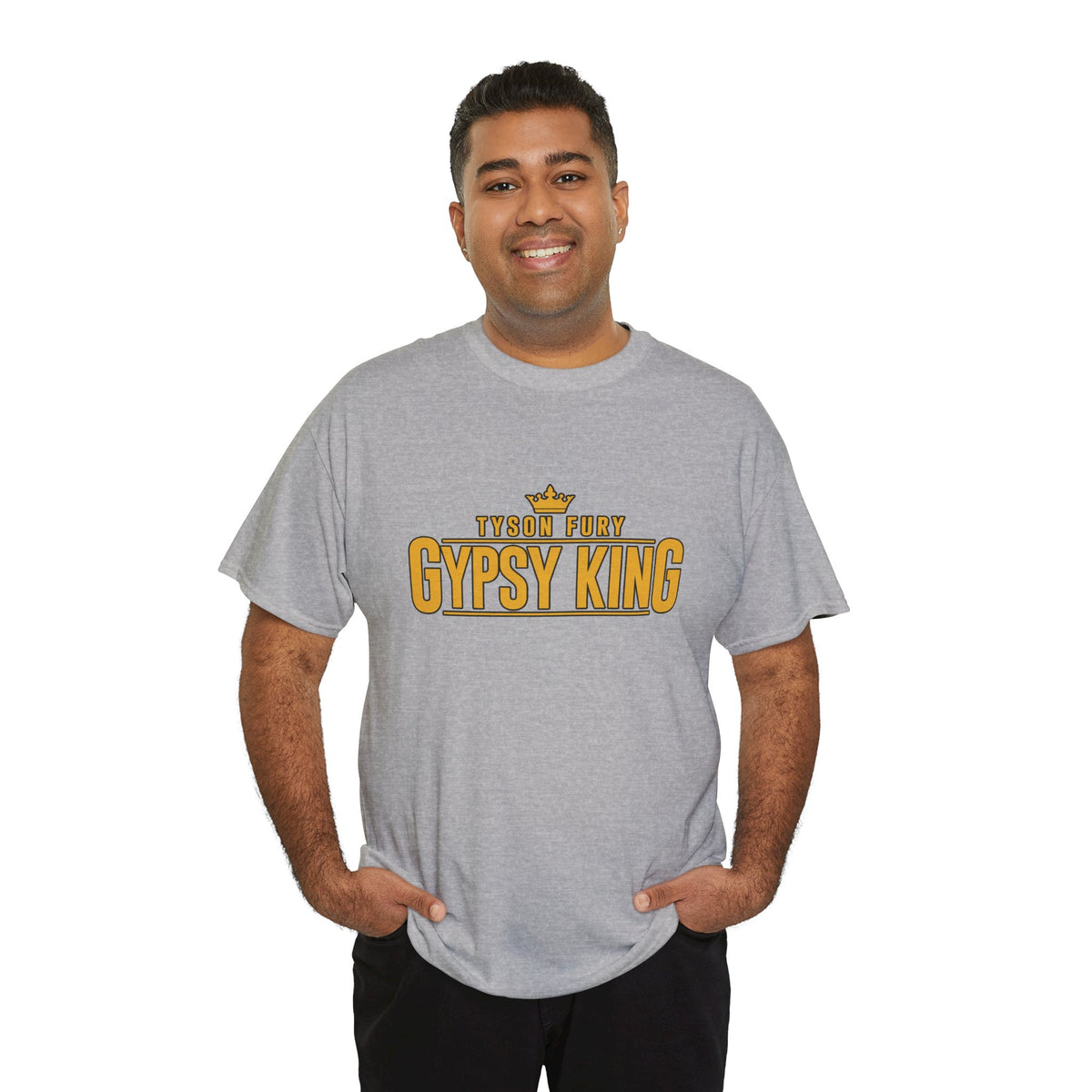 T-Shirt — "Gypsy King" Retro Crown Boxing Tribute Tee
