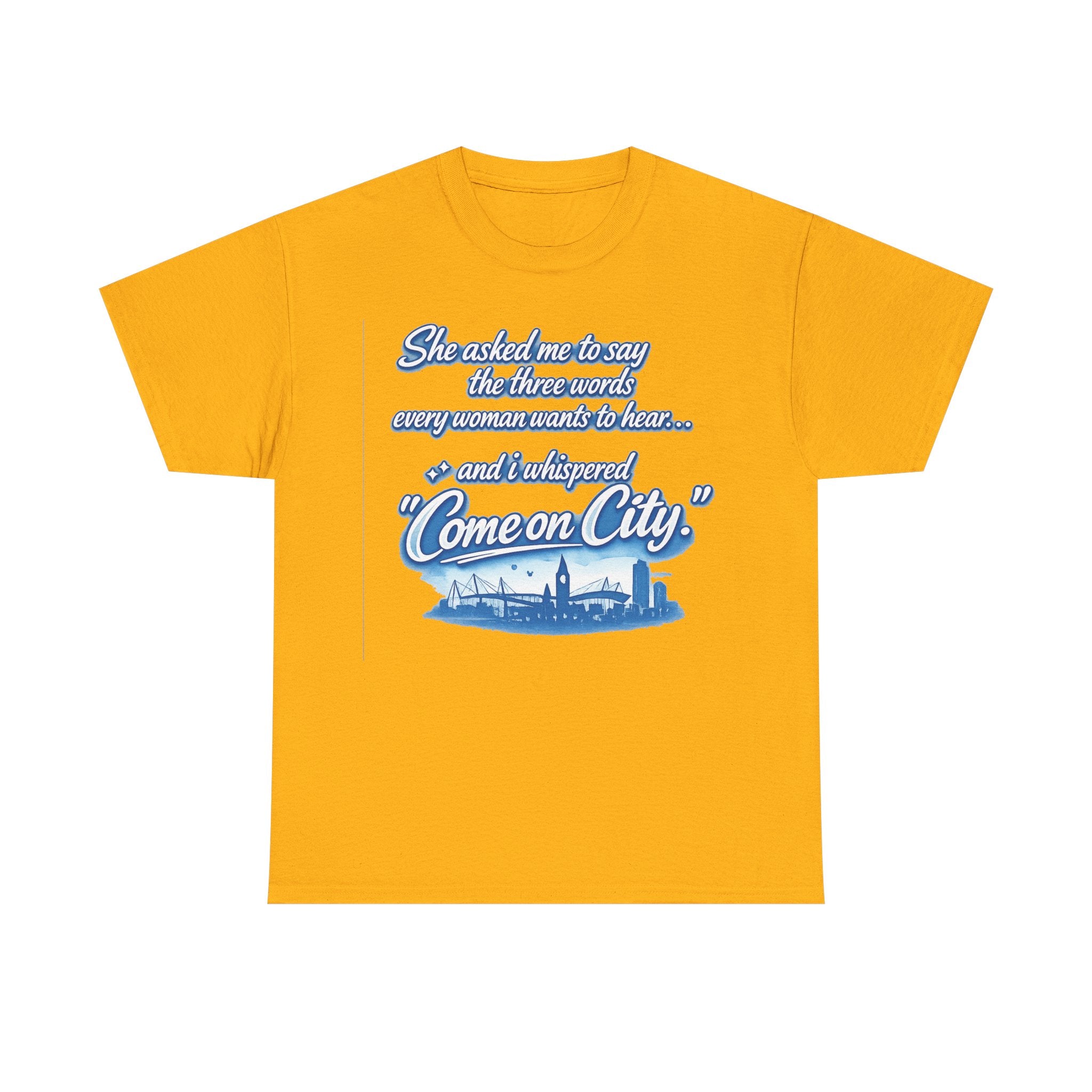 Come on City Skyline Tee — Retro Script Urban Pride T‑Shirt