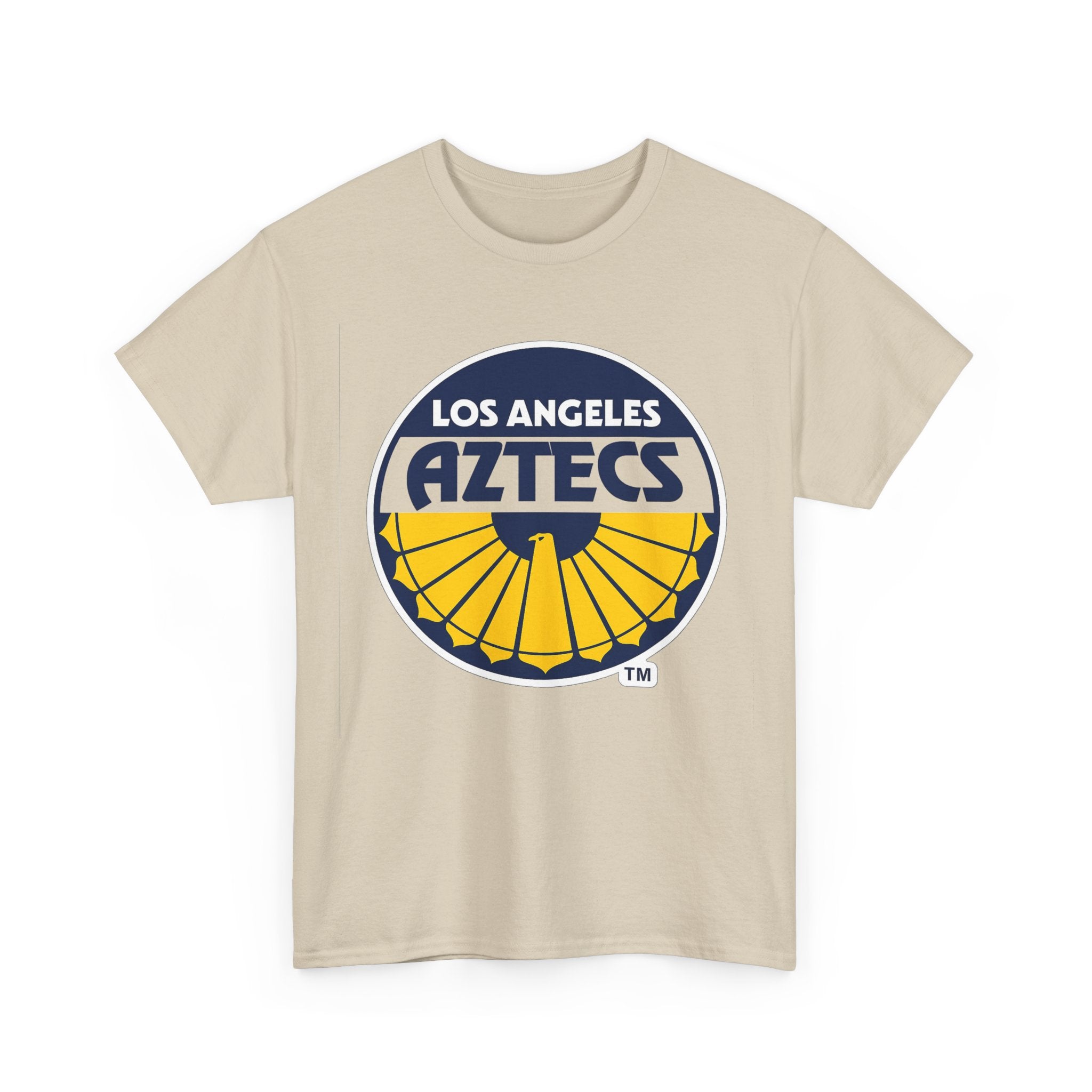 Los Angeles Aztecs Vintage Logo Cotton T-Shirt