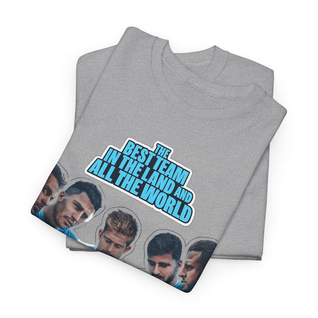 Manchester City — "Best Team in the Land and All the World" Cotton T-Shirt