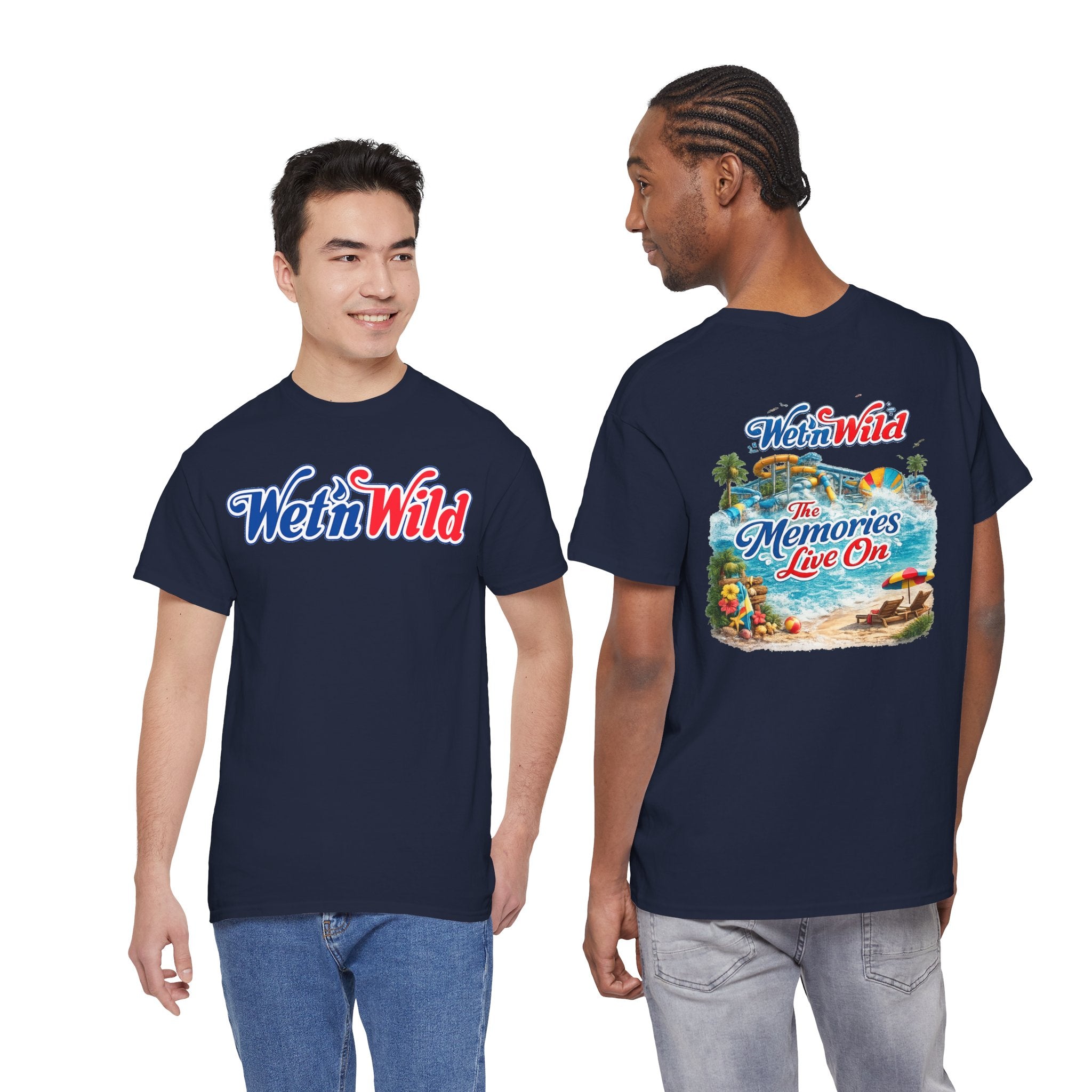 Wet 'n Wild Orlando Graphic Tee — "The Memories Live On" Retro Vacation T‑Shirt
