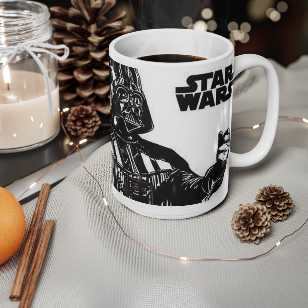 You Underestimate the Power of Coffee Darth Vader Black Ceramic Coffee Mug (11oz/15oz)